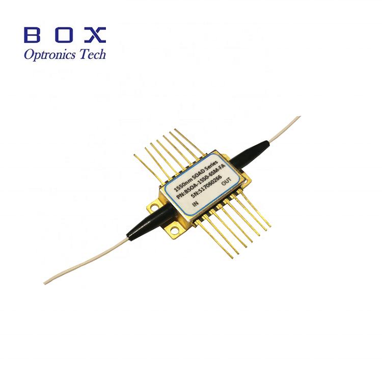 1550nm 8dBm SM SOA เซมิคอนดักเตอร์ออปติคอลแอมพลิฟายเออร์