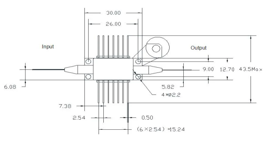 1550nm 15dbm Soa Semiconductor Optical Amplifier Btf