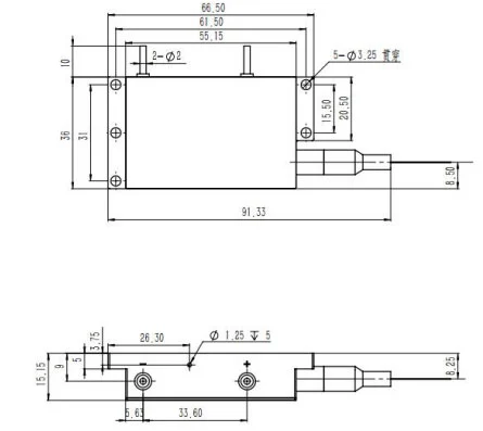 808nm 25w 62 5um Multimode Semiconductor Coupled Laser Diode For Pump Source